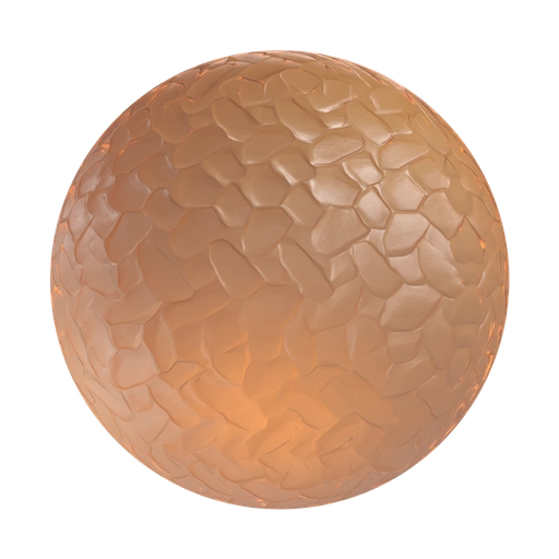 Rubber Weave 2 Orange 3D material