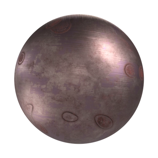 Rusty Spotted Copper 3D material