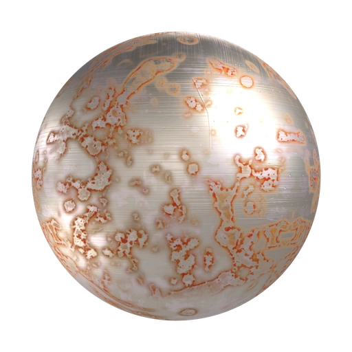 Rusty Spotted Metal 2 3D material