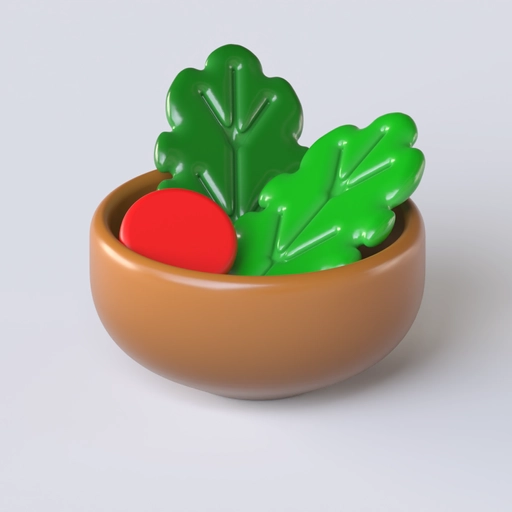 Salad 3D model