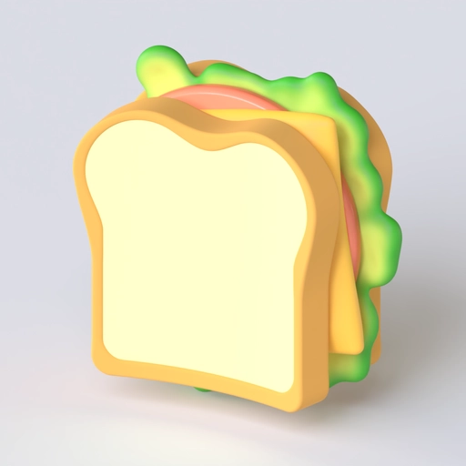 Sandwich 3D model