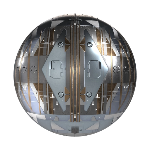 Sci-Fi Panels 2 3D material
