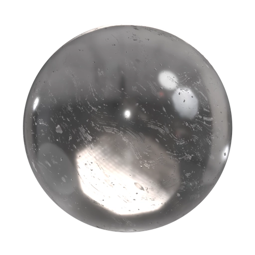 Scratched Clear Glass 3D material