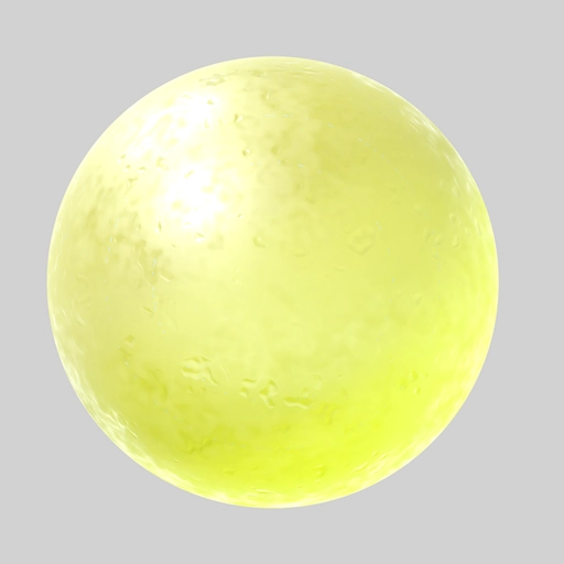 Scratched Wax Yellow 3D material