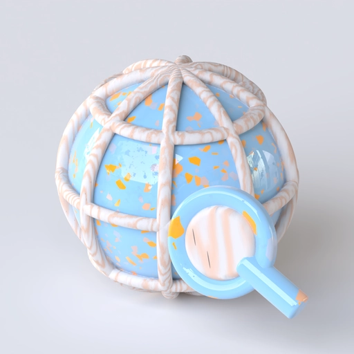 Searching Icon 3D model
