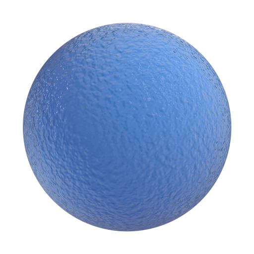 Shiny Blue Lego Plastic 3D material