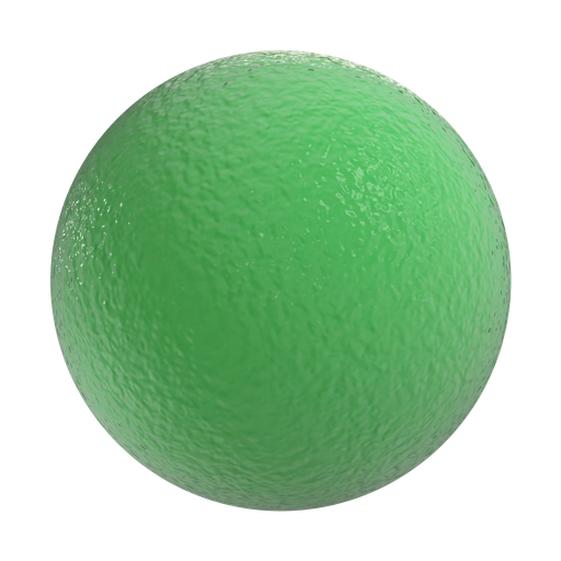 Shiny Green Lego Plastic 3D material