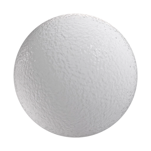 Shiny White Lego Plastic 3D material