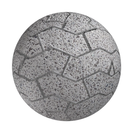 Sidewalk Tile 2 3D material