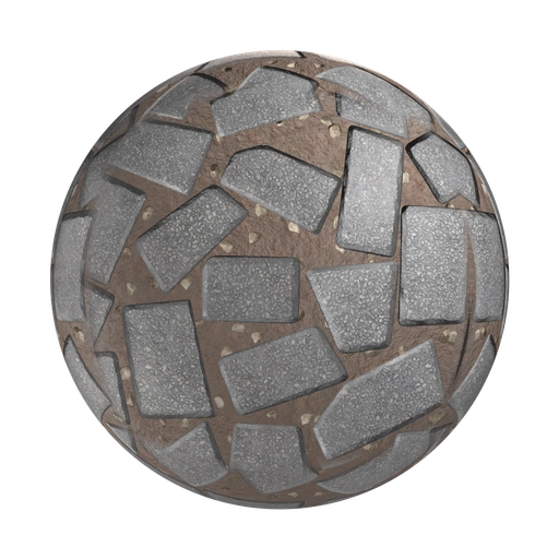 Sidewalk Tile 3 3D material
