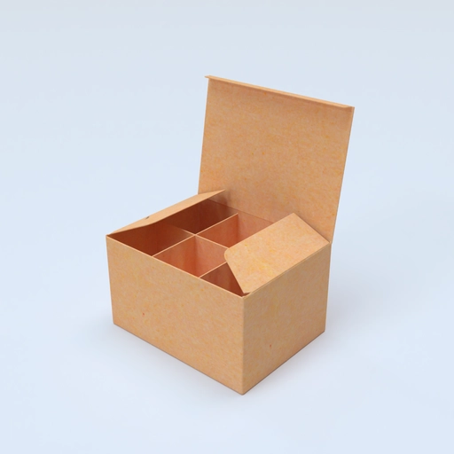 Six Compartement Carton Mockup 200231 3D model