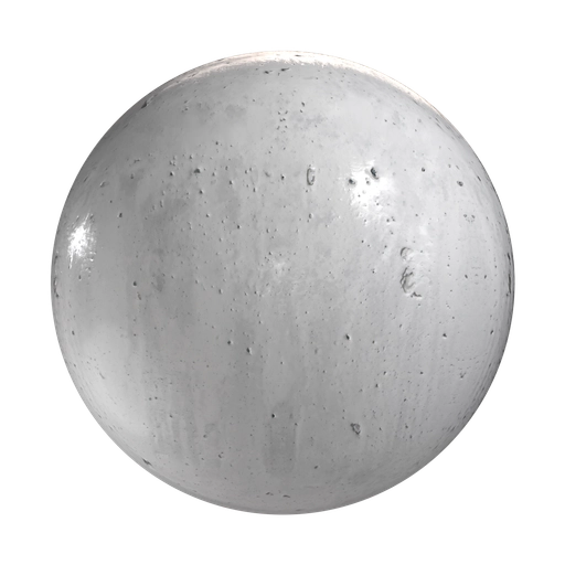 Smooth Concrete Wall 3D material