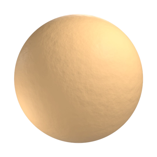 Smooth Orange Rubber 3D material