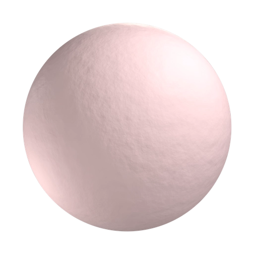 Smooth Pink Rubber 3D material