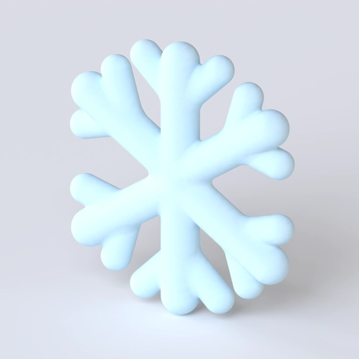 Snowflake 3D model