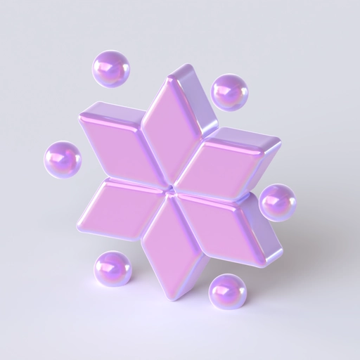 Snowflake Icon 3D model