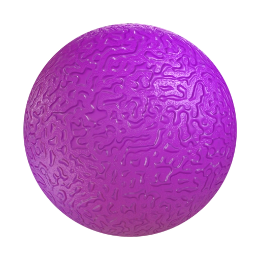 Spotted Rubber 1 Purple 3D material