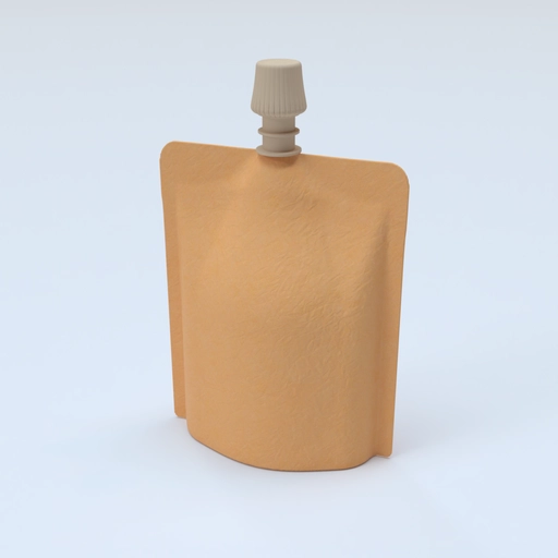 Spout pouch mylar bag mockup 600240 3D model