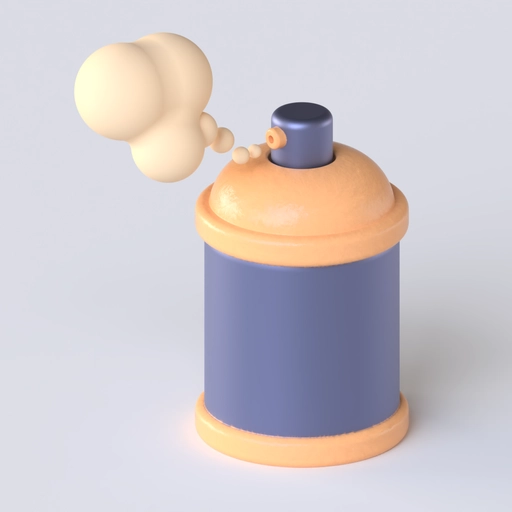 Spray Can 3D model