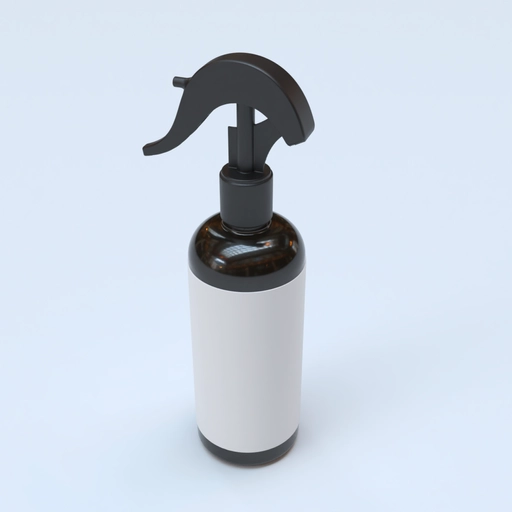 Spray bottle mockup 509690 3D model