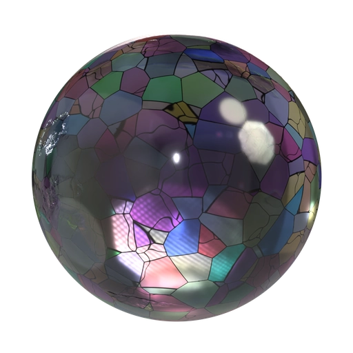 Stained Glass 3D material