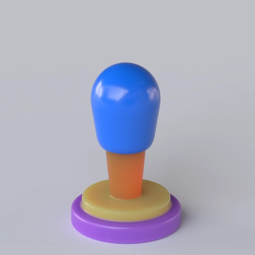 Stamp Icon 3D model