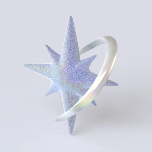 Star icon 3D model