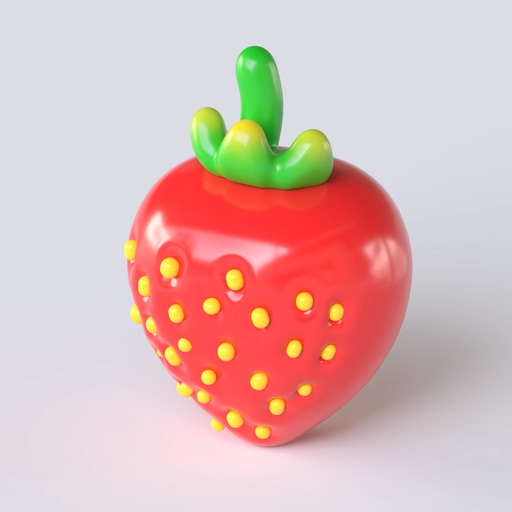 Strawberry 3D model
