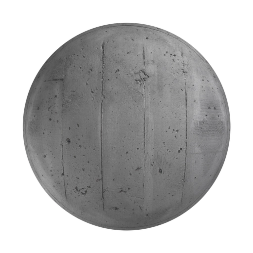 Striped Concrete Wall 3D material