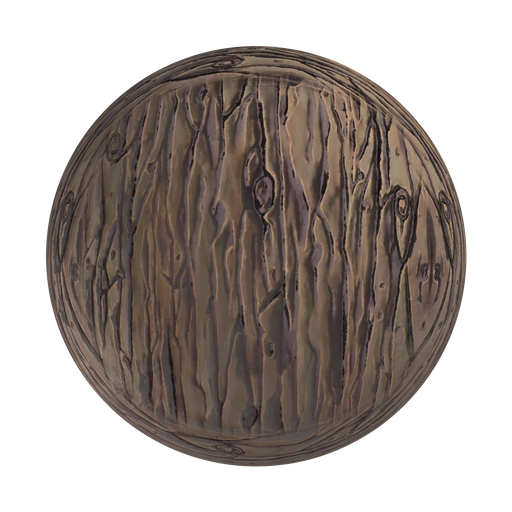 Stylized Bark 1 3D material
