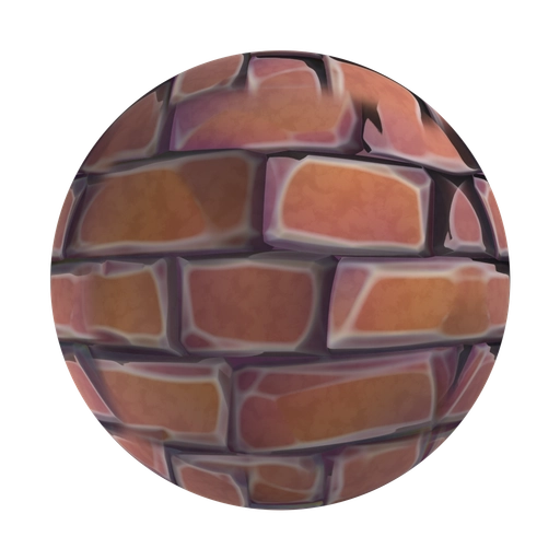 Stylized Bricks 1 3D material