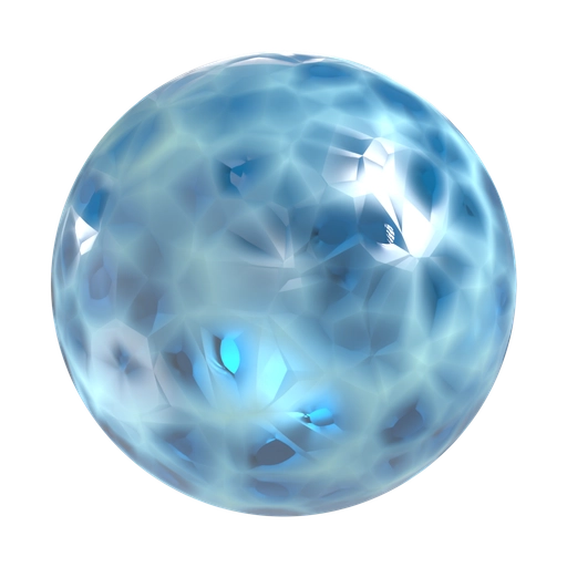 Stylized Ice 3D material