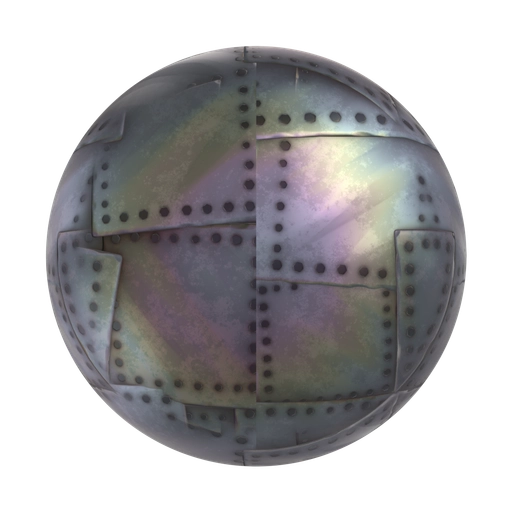 Stylized Metal 3 3D material