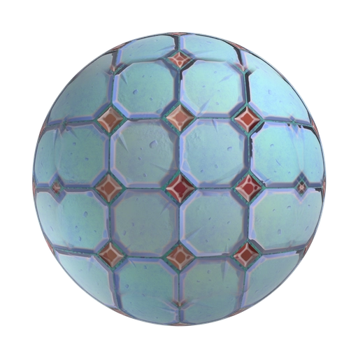 Stylized Tile 1 3D material