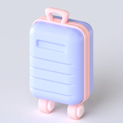 Suitcase 3D model