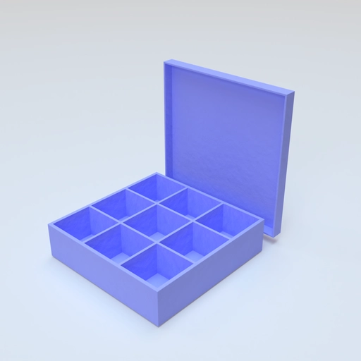 Tea Box 1 Template 3D model