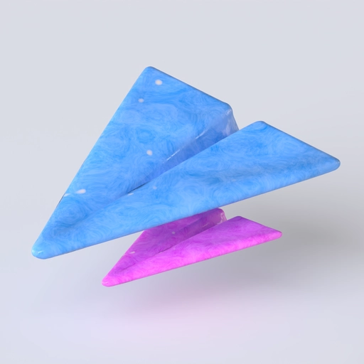 Telegram Icon 3D model