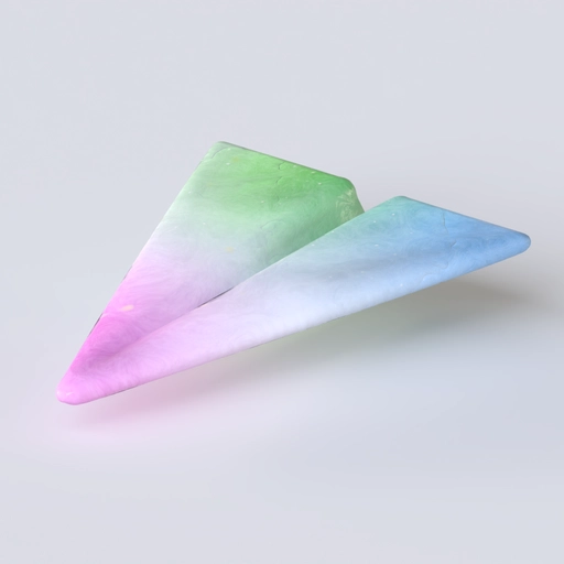 Telegram Icon 2 3D model
