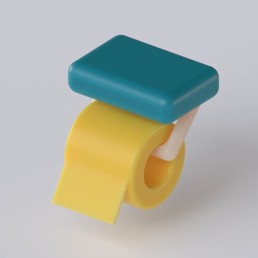 Toilet Paper 3D model