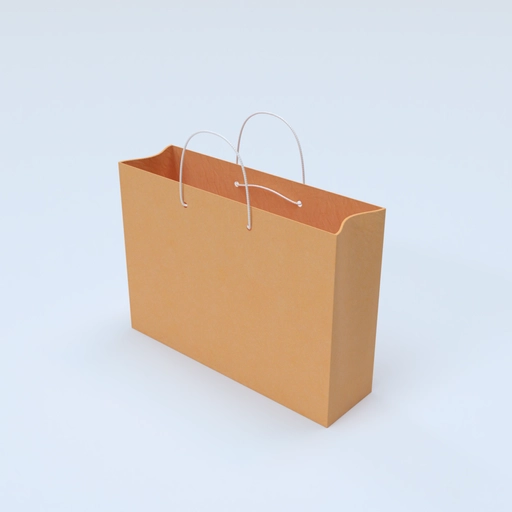 Tote Bag Paper Bag Gift Mockup 610040 3D model
