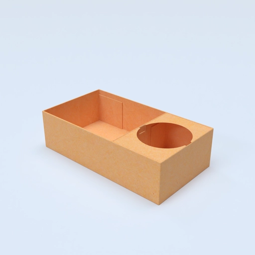 Tray Box Adhesive Bottle Box Mockup 121030 3D model
