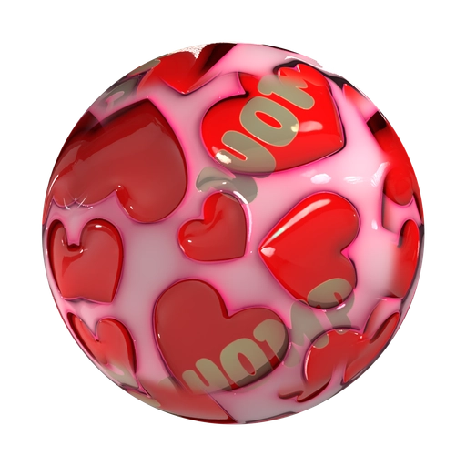 Valentine's Day 3D material