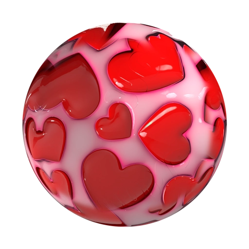 Valentine's Day Pro 3D material