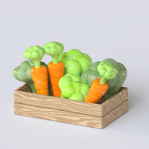 Vegetables 3D model