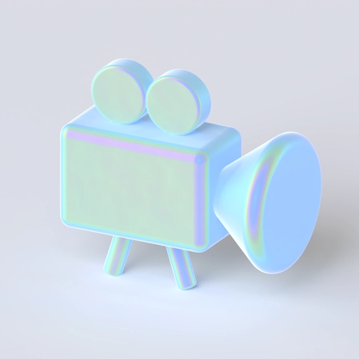 Videocamera Icon 3D model