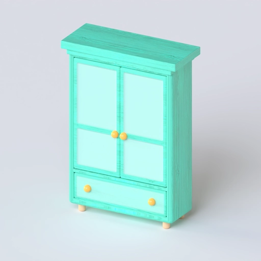 Wardrobe 2 3D model