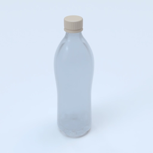 Water bottle mockup 3D model