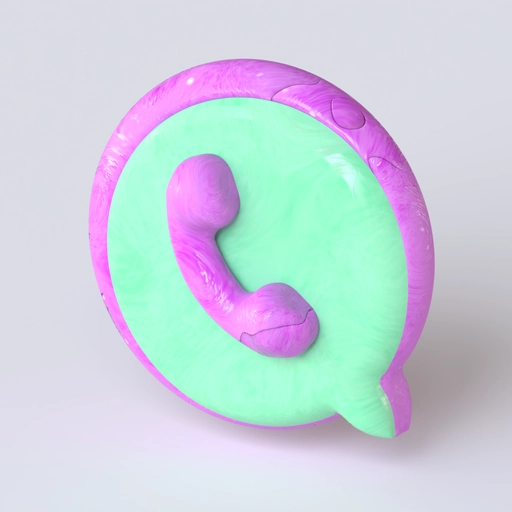Whatsapp Icon 3D model