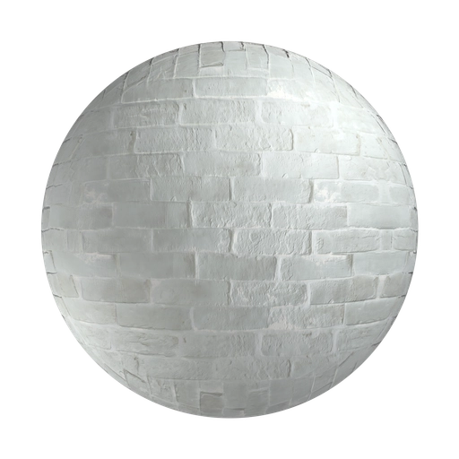 White Bricks 3D material