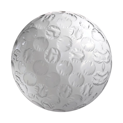 White Bubble Wrap 3D material